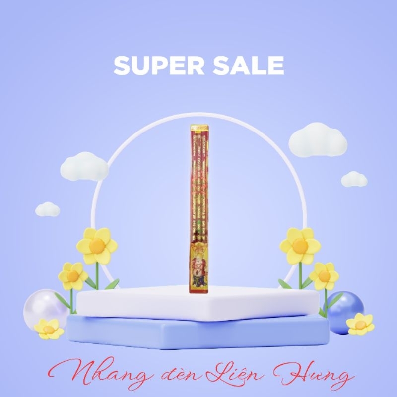 Nhang 3 cây chạm rồng 70cm