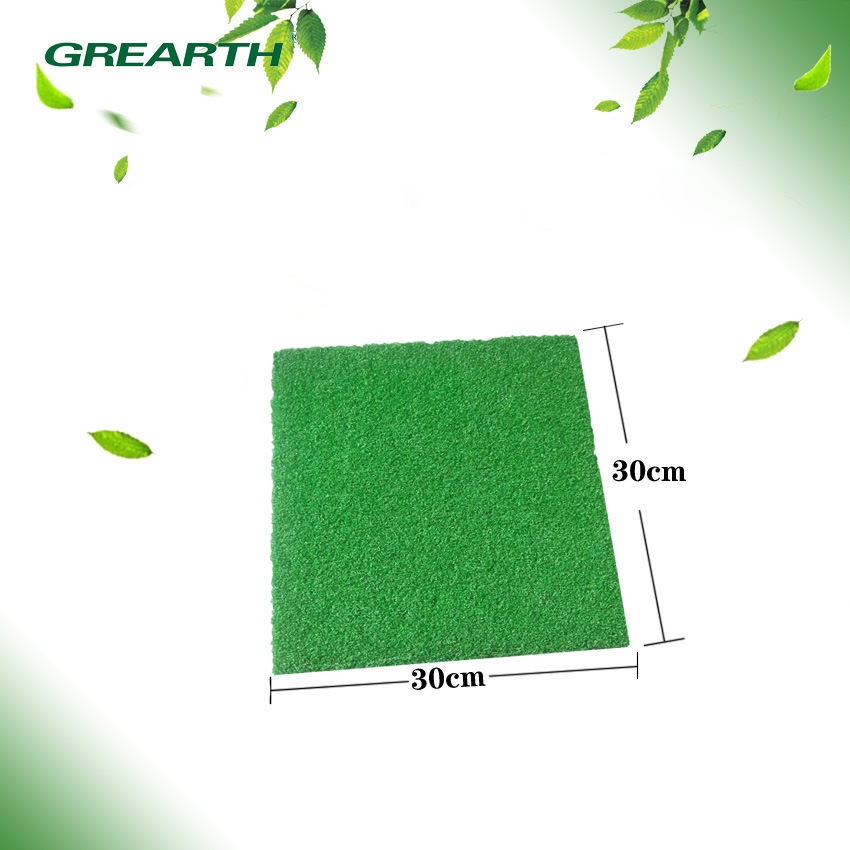 Thảm Cỏ Golf Mini PGM 30x30cm Để Bàn Tập Golf Mô Hình Kèm Tee Cao Su Chính Hãng