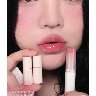 Set son dưỡng ROMAND Glasting Melting Balm + 2 son Color Lip Matte Mini /BEST WARM TINT DATE 9/3/2023