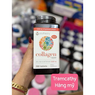 Viên uống bổ xung colagen mỹ youtheory , collagen 390 viên/290 viên