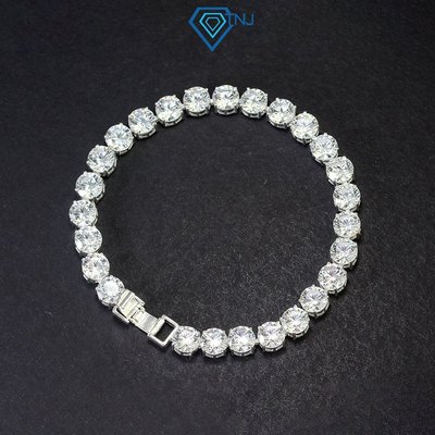 Lắc tay tennis bạc nam đính đá 6.0mm phong cách sang trọng, lấp lánh LTA0175 - Trang Sức TNJ