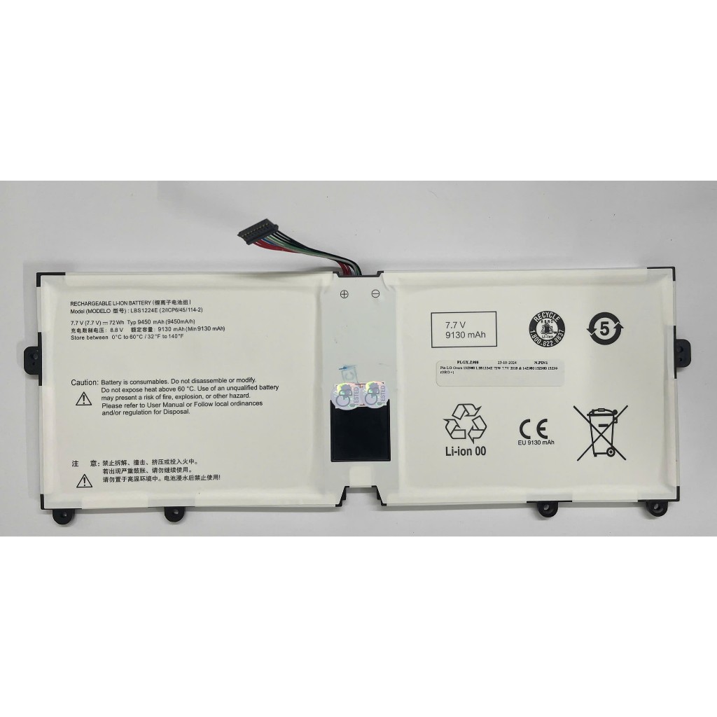Thay Pin Laptop LG Gram 13Z980 13Z990 14Z980 14Z990 15Z980 mã LBS1224E 72WH mới
