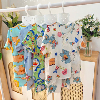 Combo 3 Bộ Đồ Tole Bé Trai Tay Ngắn Quần Đùi Vải Tole Loại 1 Từ 7-38kg Mẫu Ngẫu Nhiên - Bory Studio