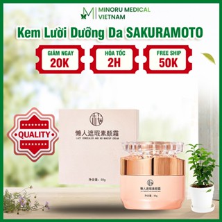 Kem Lười Trắng Da Mờ Nám SAKURAMOTO - Kem Lười Hoa Hồng Dưỡng Trắng, Mờ Nám, Che Khuyết Điểm, Nâng Tông, Chống Nắng
