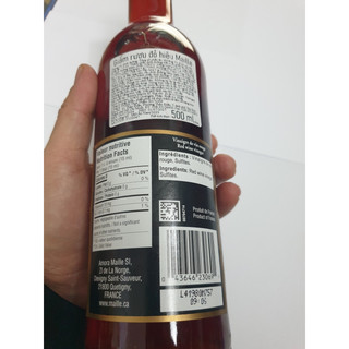 Dấm rượu đỏ hiệu Maille 500ml/chai nhập khẩu Pháp
