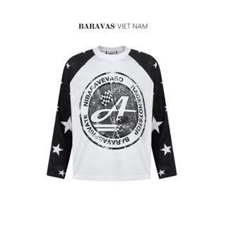 Áo Lưới Tay Dài Ngôi Sao Jersey Baravas Form Boxy - Version Premium