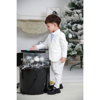 SET VEST TRẮNG CHO CÔNG TỬ NHÍ
