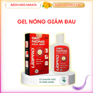 Gel Nóng Xoa Bóp LIGPRO Dầu Xoa Bóp, Thảo Dược Thiên Nhiên Việt Nam