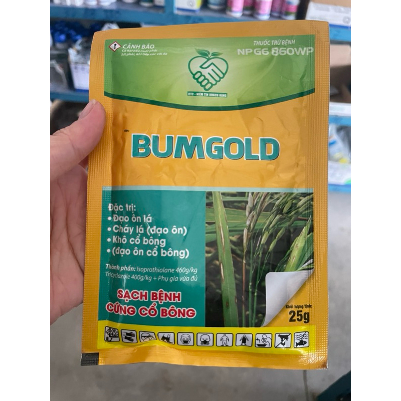 Trừ cháy lá, đạo ôn khô cổ bông BUMP GOLD 650wp chính hãng ADC