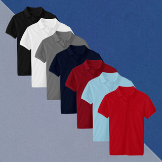   HOẢ TỐC HCM  Áo Polo Trơn Basic Nam Co giãn 4 chiều - Ngắn Tay Có Cổ Menswear 