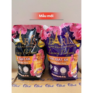 COMBO 4 TÚI TỔNG 14,4KG NƯỚC GIẶT XẢ PARIS ĐẬM ĐẶC, GIẶT SẠCH