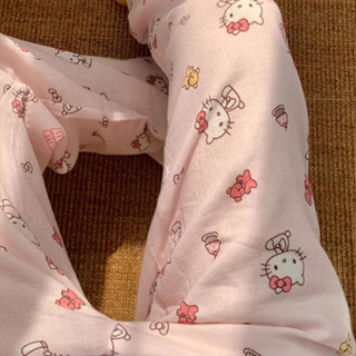 Quần Dài Hello Kitty Chất Đũi Mỏng Nhẹ Hottrend 2024