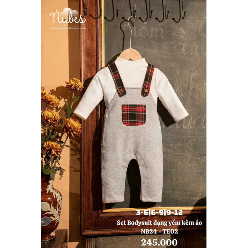 NUBES - SÉT YẾM GHI CHO BÉ TRAI 3-12m