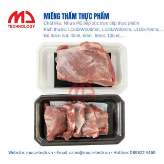 500pcs Miếng thấm thực phẩm 11x7cm