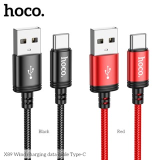 Cáp sạc nhanh Hoco X89 chân USB sang Type C, Micro, LN dây bện chắc chắn, độ bền cao