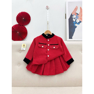 set váy dạ cao cấp cho bé gái