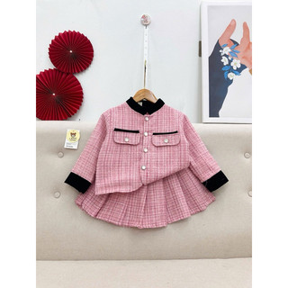 set váy dạ cao cấp cho bé gái