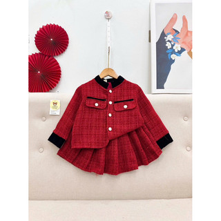 set váy dạ cao cấp cho bé gái