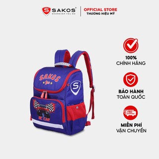 Balo học sinh thời trang sakos simple - họa tiết dễ thương, siêu nhẹ, chống gù bảo vệ đôi vai và cột sống của trẻ