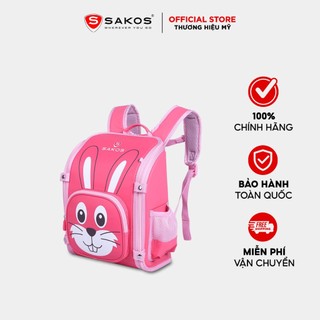 Balo học sinh thời trang sakos lightly - họa tiết dễ thương, siêu nhẹ, chống gù, bảo vệ đôi vai và cột sống của trẻ