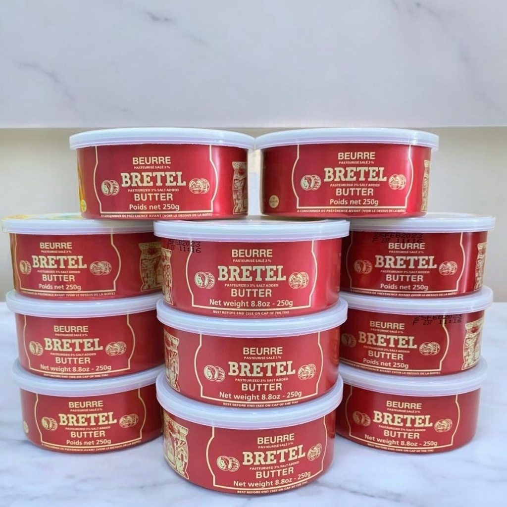 Bơ Đồng Tiền Pháp Beurre Bretel - 250gr - Độ mặn 3%