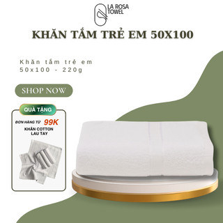  Khăn Tắm Trẻ Em 50x100cm 100% Cotton Hàng Cao Cấp Xuất Khẩu 