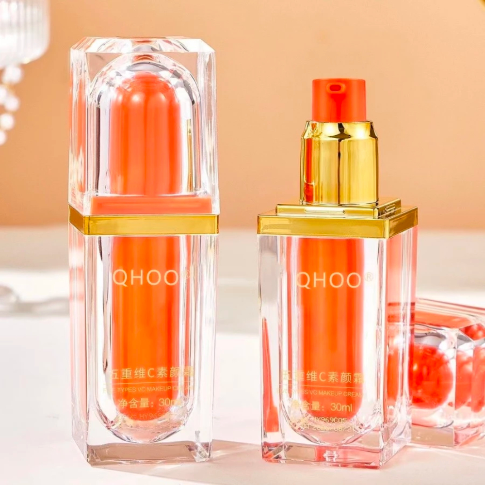 Kem Lười Che Khuyết Điểm Vc QHOO - Kem vitamin C che khuyết điểm QHOO từ Hàn Quốc - Sáng da chống nắng - MINT COSMETICS