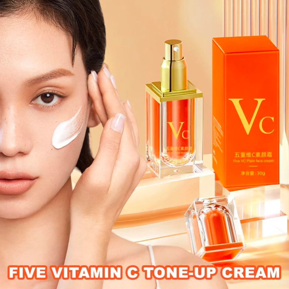 Kem Lười Che Khuyết Điểm Vc QHOO - Kem vitamin C che khuyết điểm QHOO từ Hàn Quốc - Sáng da chống nắng - MINT COSMETICS