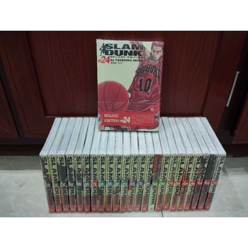Truyện tranh - Slam Dunk - Trọn bộ 24 tập ( Deluxe Edition- NXB Kim Đồng) 2 bìa