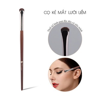 Cọ Kẻ Mắt Mắt Ducare Hình Lưỡi Liềm Có Tay Cầm Mịn Lông Sợi Tổng Hợp Cao Cấp
