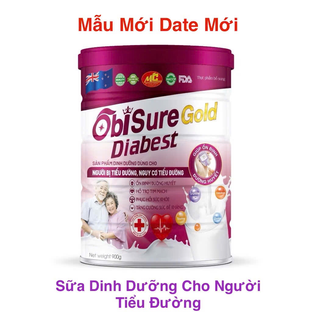 [Chính hãng] Sữa Obisure Gold Diabest Giúp Tăng Sức Đề Kháng, Ổn Định Đường Huyết, Hỗ Trợ Tim Mạch h
