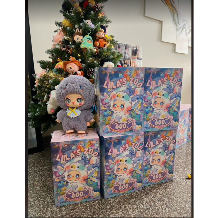 [Chính hãng 100%][HỎA TỐC] Liila's Zoo 600% Plush Lucky Cat - Blind Box
