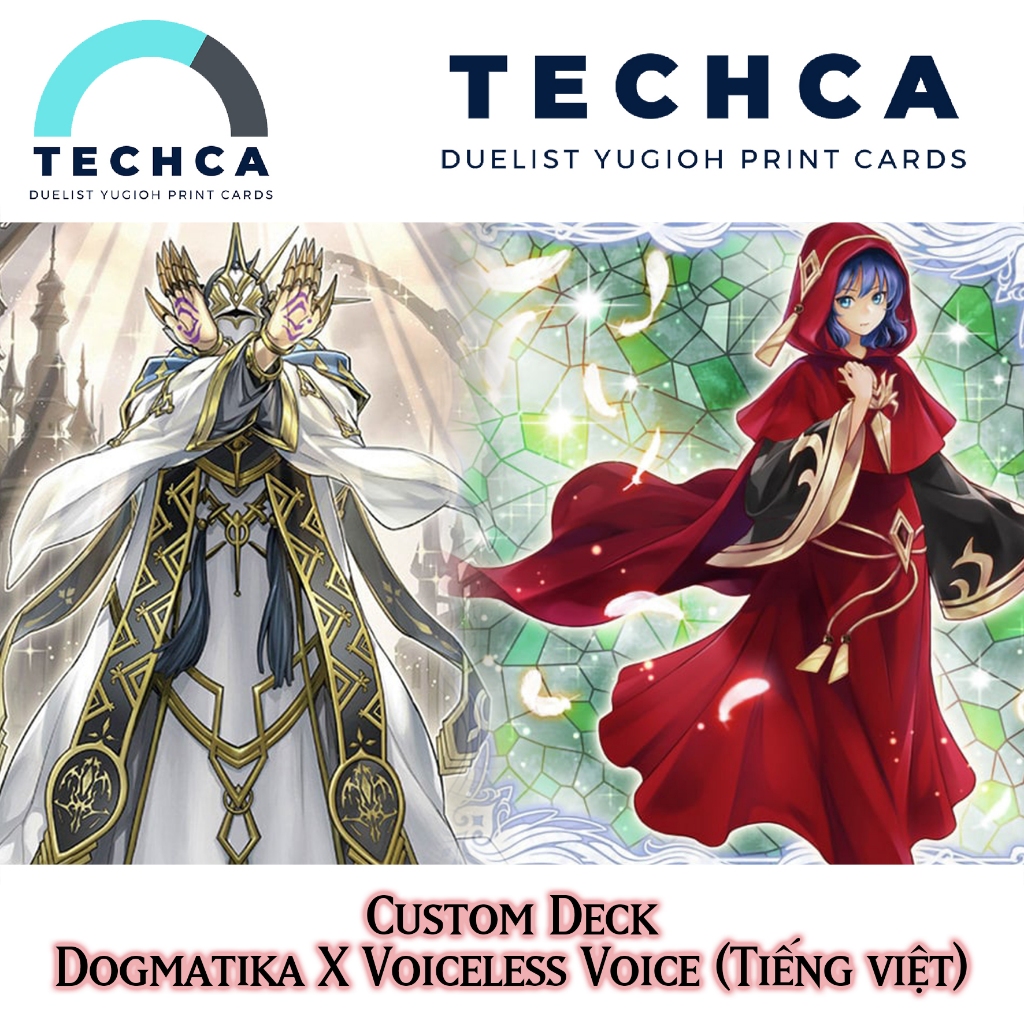 Bài In Tiếng Việt - Bộ bài Yugioh - Custom Deck - Dogmatika X Voiceless Voice