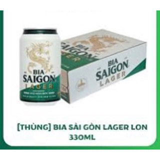 [hỏa tốc] combo 2 thùng bia Sài Gòn lager 330ml