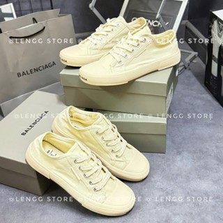 Giày Balenciaga Paris Low Top White Màu Trắng Kem