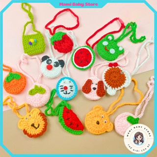 Túi Đựng Tỏi Bằng Len Cho Bé Đeo Nhiều Mẫu Cute Xinh Xắn | Mami Baby Store