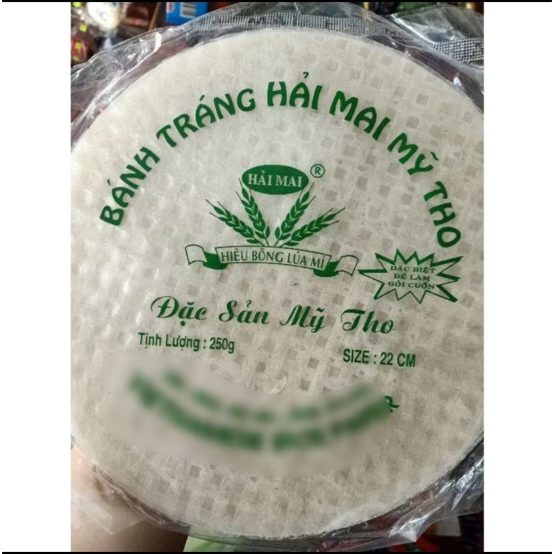 2 bịch Bánh tráng dẻo dai Mỹ Tho cuộn Tôm thịt