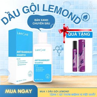 Dầu Gội Sạch Gàu Thế Hệ Mới LEMOND Giúp Hết Gàu ngứa Dưỡng Ẩm Tóc Và Da Đầu Chai 120ml |