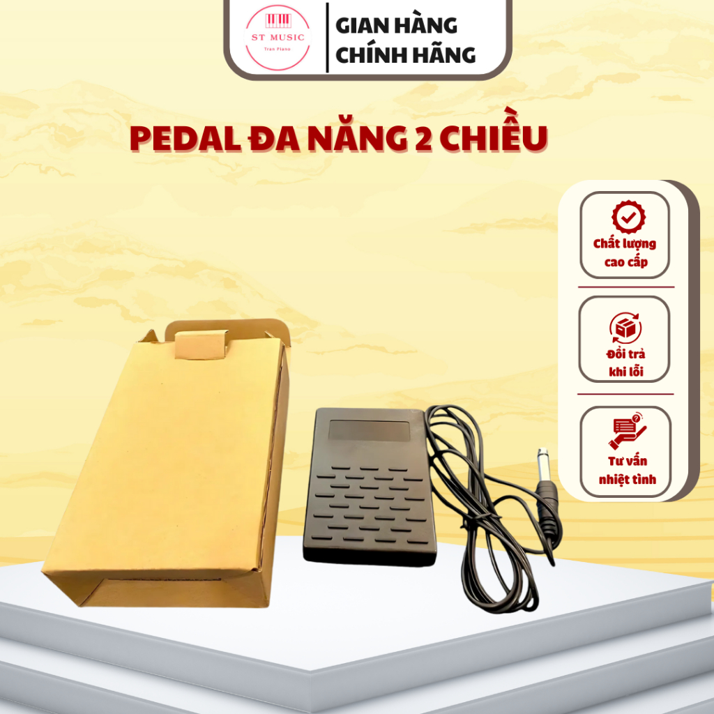 Pedal Đa Năng 2 Chiều Nhỏ Gọn dùng cho Đàn Organ, Piano (Pedal Sustain) Bền Bỉ