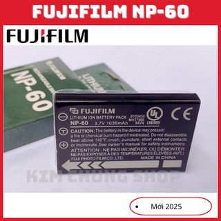 Pin Lithium Fujifilm NP-60 cho Fuji Finepix series: finepix 50I, finepix 60I, finepix401, finepix 401 zoom, finepix 402.