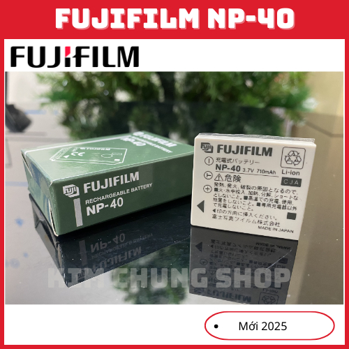Pin Lithium Fujifilm NP-40 / Panasonic S004 FinePix f402, FinePix f455, FinePix f455 đen, FinePix f455 zoom, ...