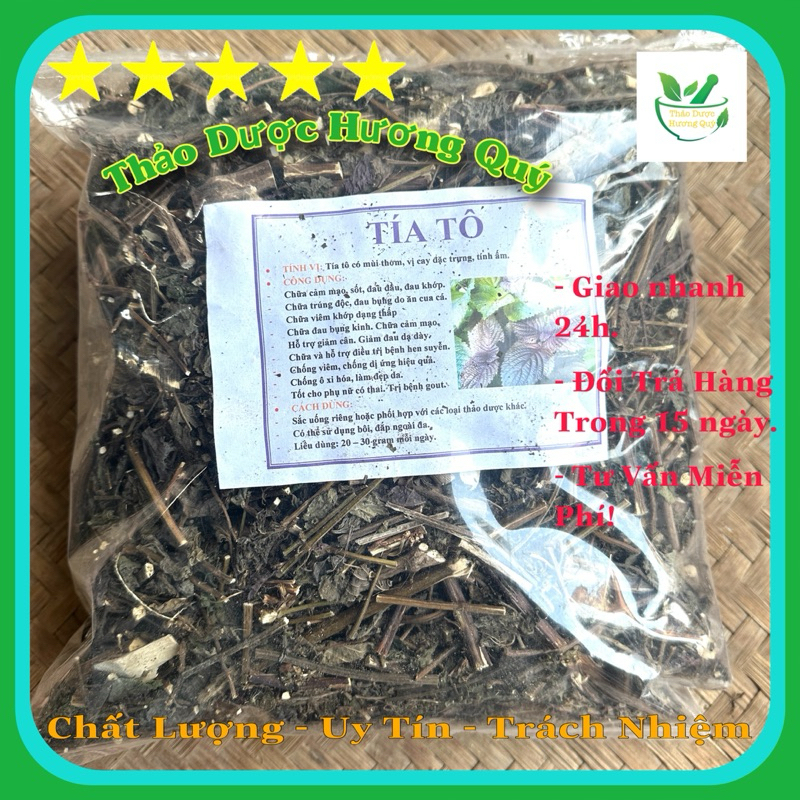 1Kg Tía Tô Khô, Sạch, Chất Lượng