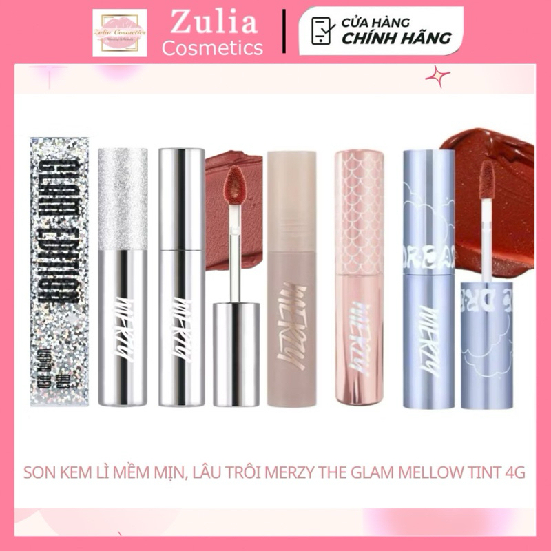 [FREE SHIP] Son Kem Lỳ Merzy Academia Siêu Mịn Môi