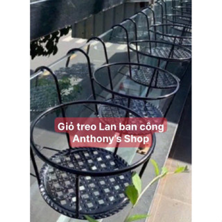 [Combo 5] Giỏ Sắt Treo Chậu Lan, Cây Cảnh Ban Công. (Theo dõi Shop nhận voucher)