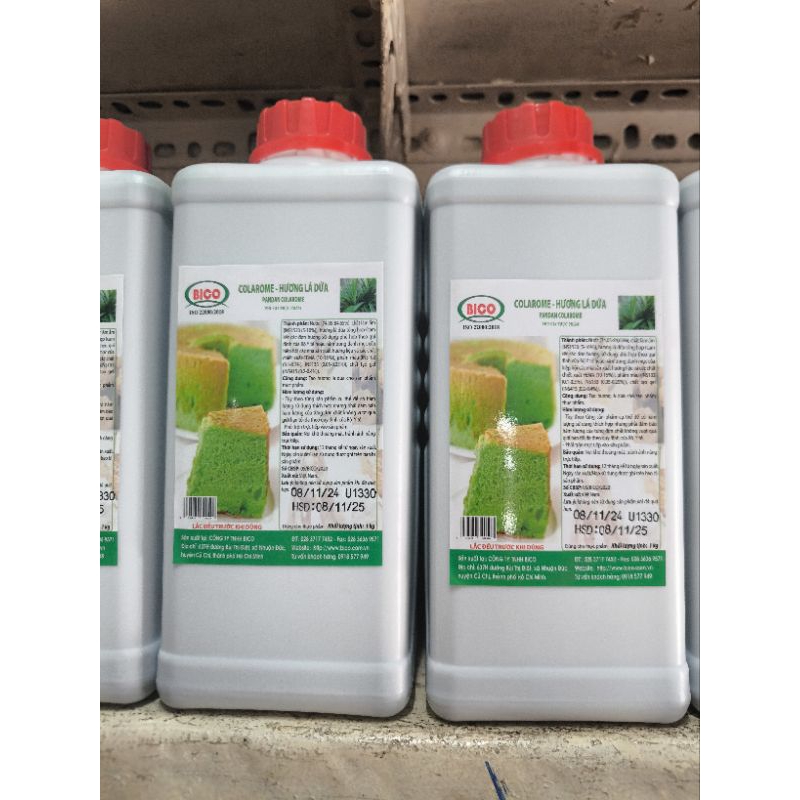 HƯƠNG LÁ DỨA CÓ MÀU BICO 1KG