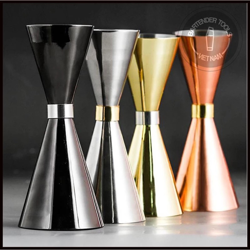 Mr.Slim Jigger - Jigger inox cao cấp có vạch chia định lượng