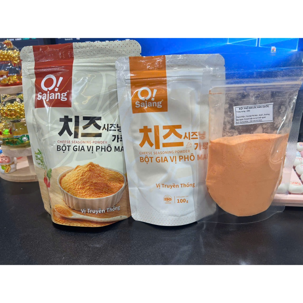 Bột phô mai Hàn Quốc, bột phô mai O'Sajang 100g-250g