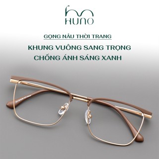 Kính mắt nam nữ thời trang HUNO, gọng kính được thiết kế tinh tế cổ điển hợp thời trang - K161