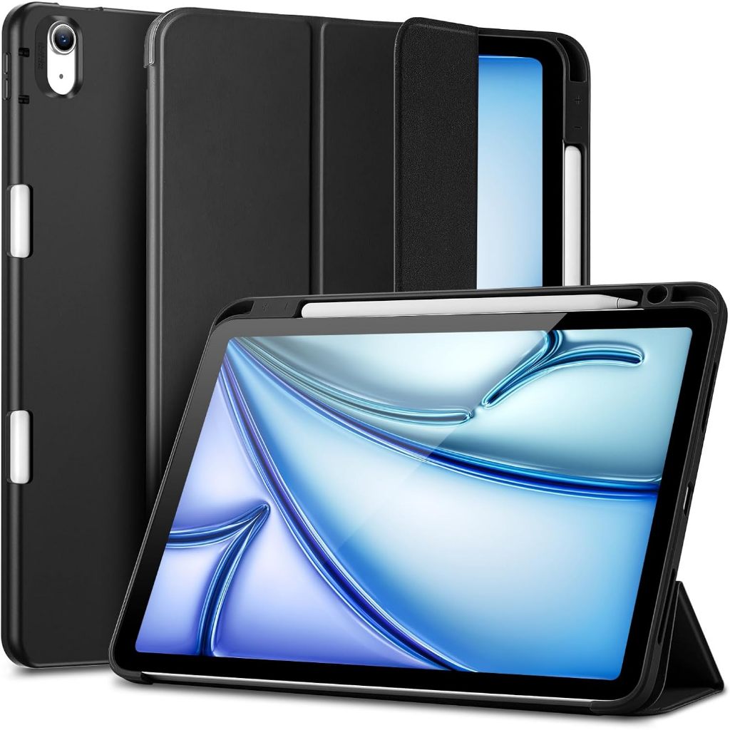 Bao da cho iPad Air 11 inch M2 M3 2025/2024 ESR Rebound Pencil Case (Có khe cắm bút Apple Pencil)