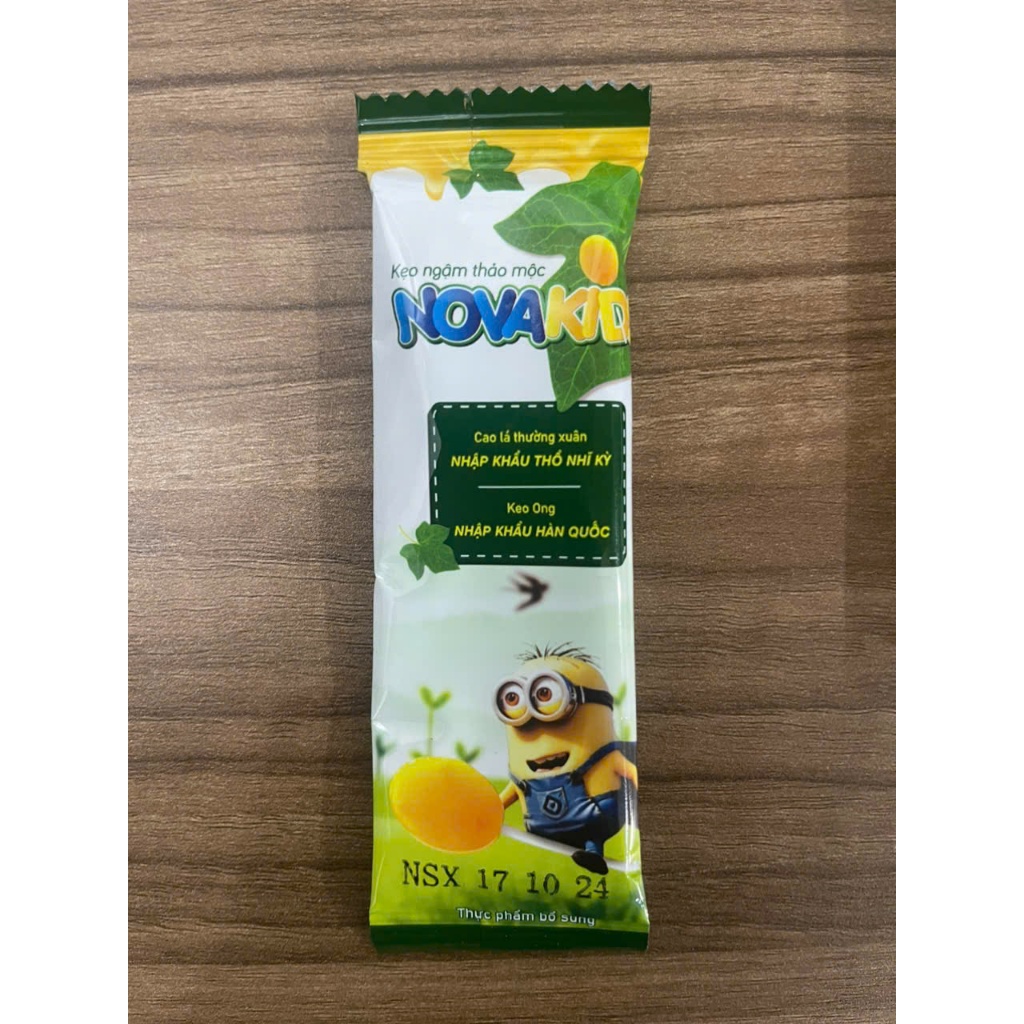 Kẹo Ngậm Thảo Mộc NOVAKIDS - Giảm Các Triệu Chứng Ngứa Rát Họng - Nguyên Liệu Nhập Khẩu Japakids